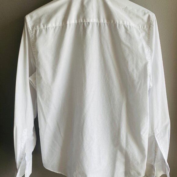 H&M Men's Slim Fit Dress Shirt - White - Picture 3 of 5